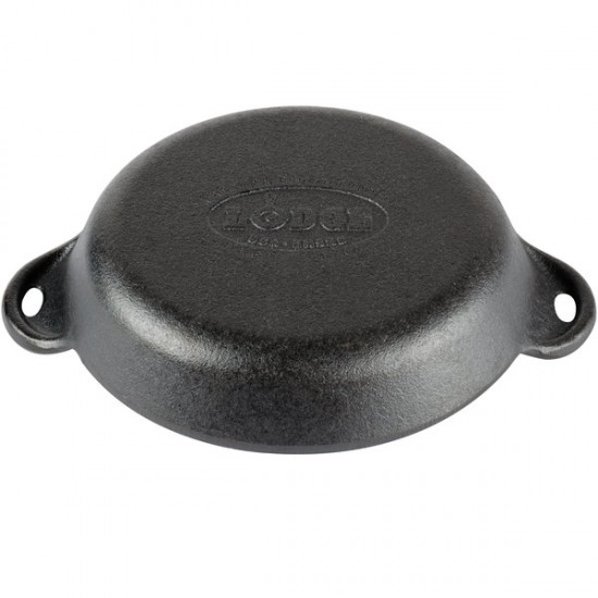 Cast Iron Lodge HeatTreated Cast Iron Round Mini Server